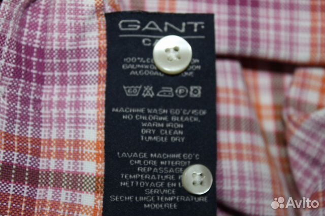 Рубашка Gant модель Slim Fit 48 как новая Рубашка Gant модель Slim Fit 48 как новая