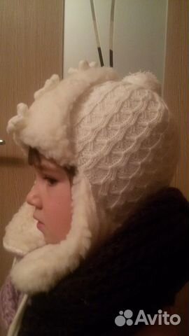 Шапка зимняя на 4-5 лет