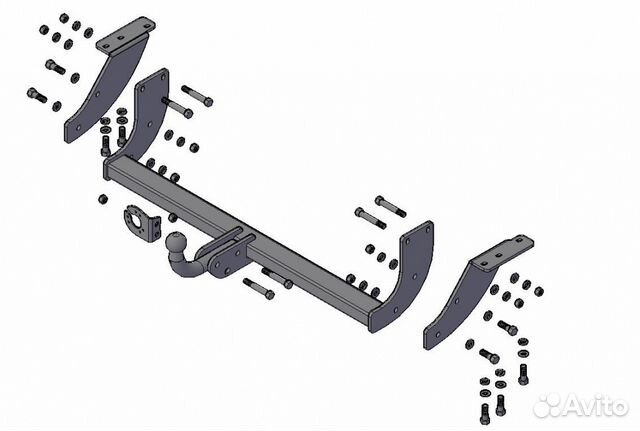 Фаркоп Mitsubishi Pajero 4 2007