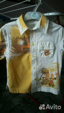 Рубашка на мальчика 110см