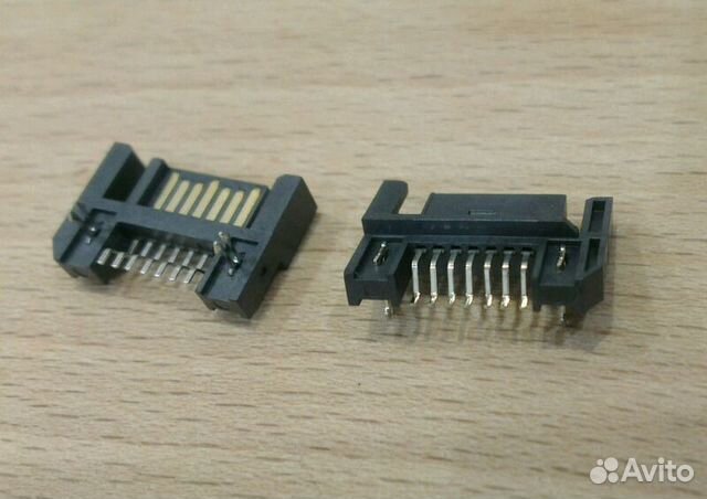 Разъем smt SATA данные 7пинов Разъем smt SATA данные 7пинов
