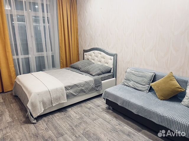 

1-к. квартира, 37 м², 2 кровати