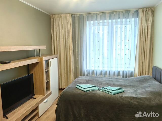 

1-к. квартира, 34 м², 2 кровати