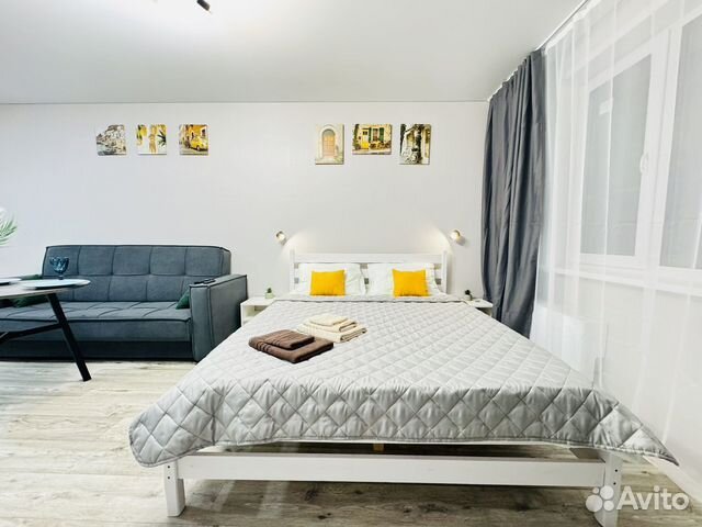 

Квартира-студия, 36 м², 2 кровати