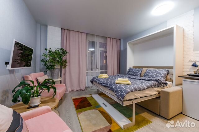 

Квартира-студия, 30 м², 1 кровать