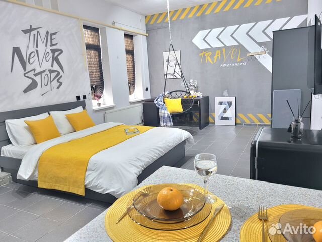 

Квартира-студия, 30 м², 2 кровати