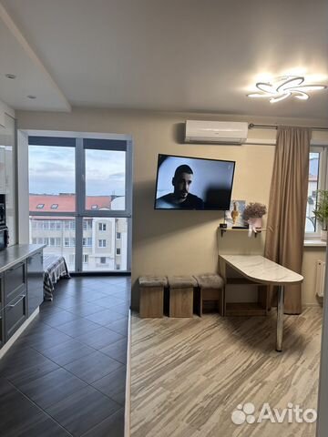 

Квартира-студия, 40 м², 2 кровати