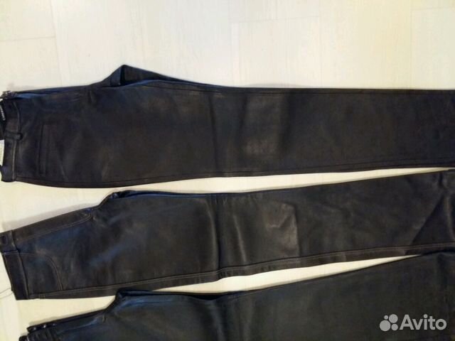 Брюки кожаные женские новые