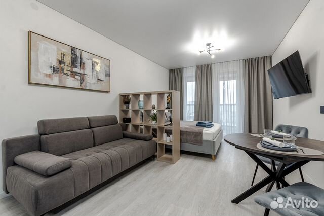 

Квартира-студия, 38 м², 2 кровати