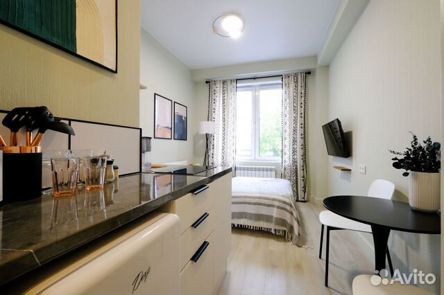 

Квартира-студия, 15 м², 1 кровать