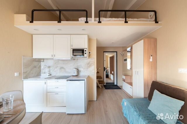 

Квартира-студия, 20 м², 2 кровати
