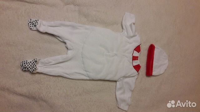 Новогодний костюм Снеговик 3-6 мес.Mothercare Новогодний костюм Снеговик 3-6 мес.Mothercare