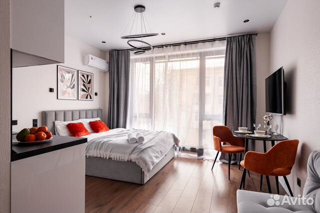 

Квартира-студия, 30 м², 3 кровати