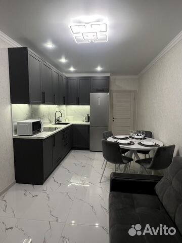 

1-к. квартира, 44 м², 2 кровати