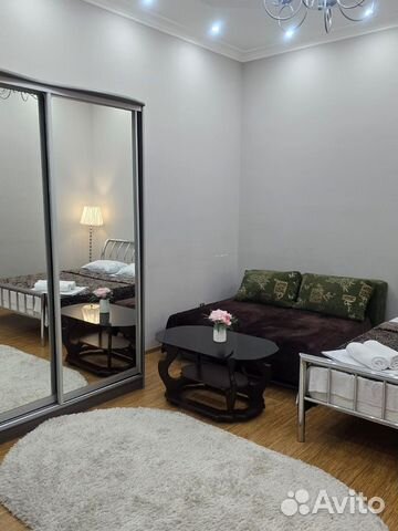 

1-к. квартира, 60 м², 2 кровати