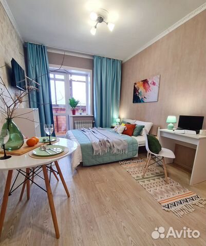 

Квартира-студия, 23 м², 2 кровати