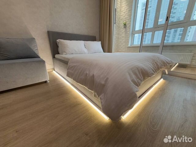 

Квартира-студия, 37 м², 2 кровати