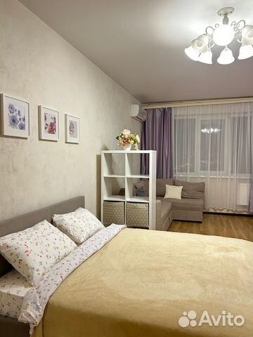 

1-к. квартира, 44 м², 2 кровати
