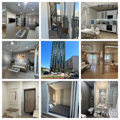 

Квартира-студия, 59 м², 2 кровати
