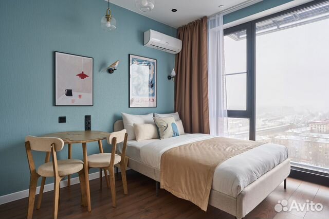 

Квартира-студия, 25 м², 2 кровати