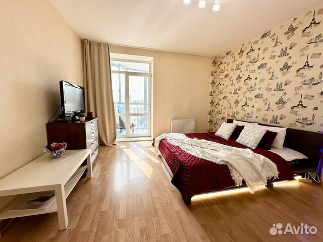 

1-к. квартира, 42,9 м², 2 кровати