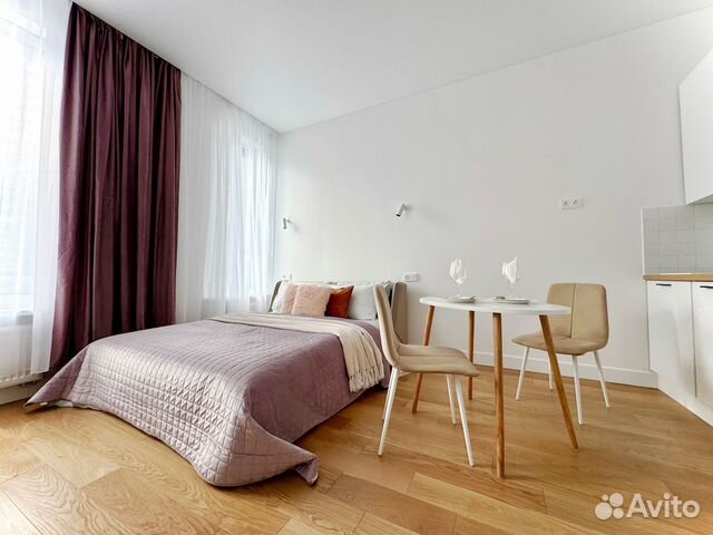 

Квартира-студия, 32 м², 1 кровать