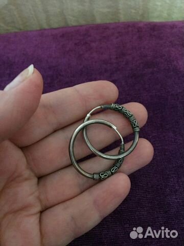 Серебро серьги
