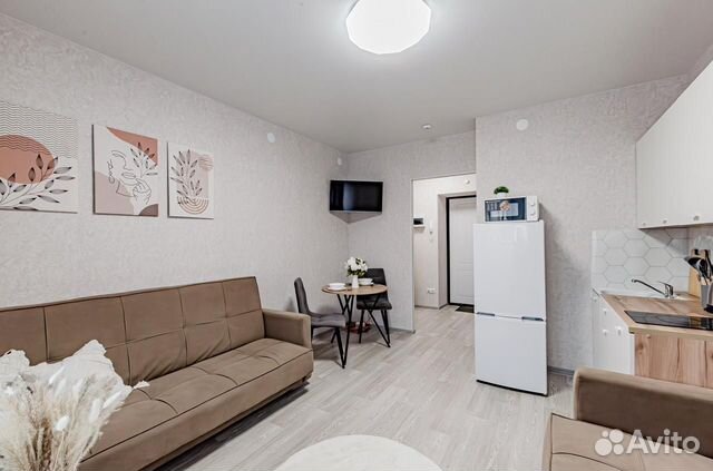 

Квартира-студия, 25 м², 2 кровати