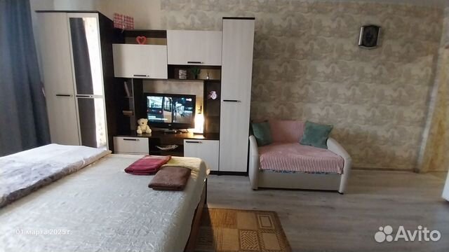 

Квартира-студия, 28 м², 2 кровати
