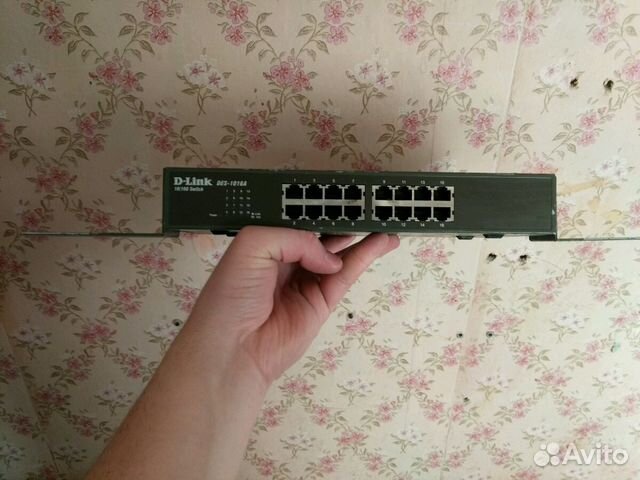 Коммутатор dlink des-1016a