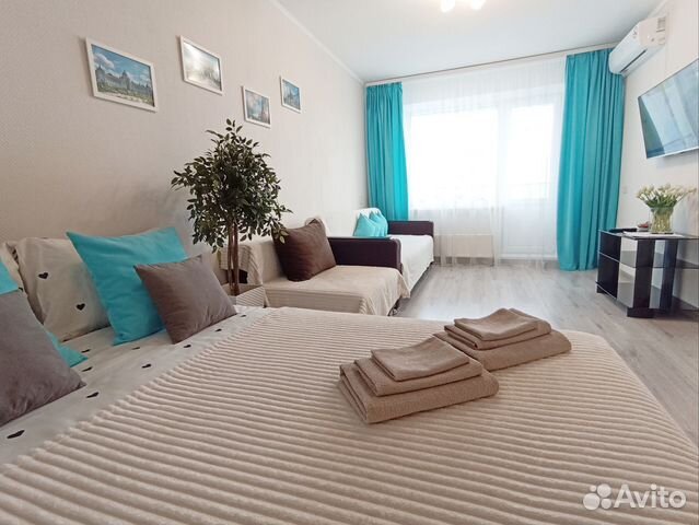 

1-к. квартира, 36 м², 3 кровати