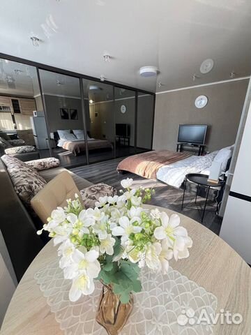 

Квартира-студия, 30 м², 2 кровати