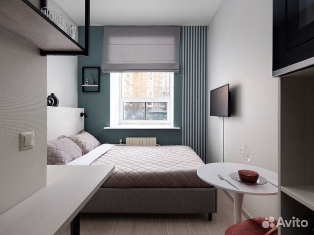 

Квартира-студия, 14,9 м², 1 кровать