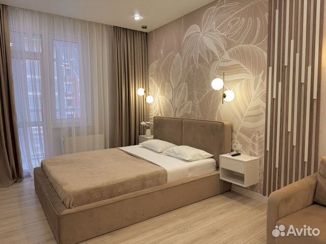 

1-к. квартира, 44 м², 2 кровати