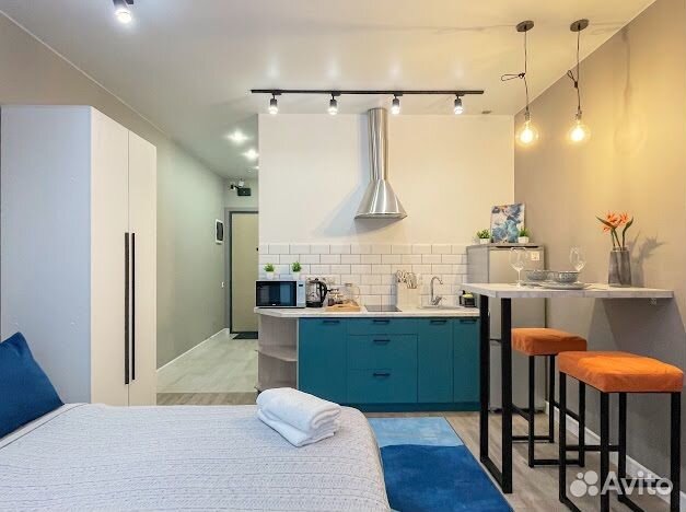 

Квартира-студия, 26 м², 2 кровати