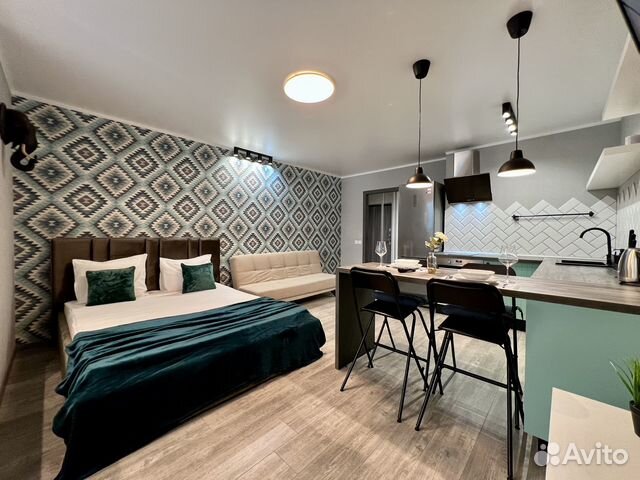 

Квартира-студия, 36 м², 2 кровати