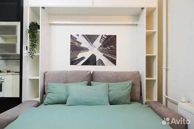 

Квартира-студия, 26 м², 2 кровати