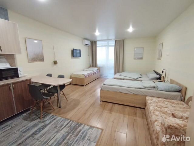 

Квартира-студия, 40 м², 4 кровати