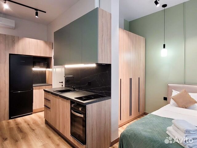 

Квартира-студия, 28 м², 2 кровати