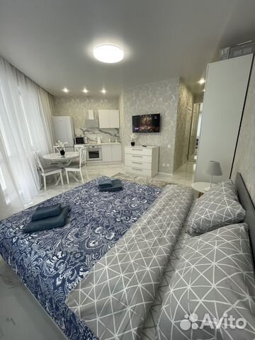 

Квартира-студия, 32 м², 1 кровать