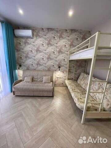 

Квартира-студия, 27 м², 3 кровати