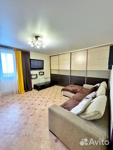 

1-к. квартира, 54 м², 2 кровати