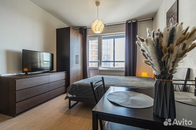 

Квартира-студия, 34 м², 1 кровать