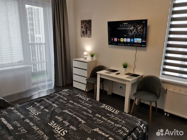 

Квартира-студия, 27 м², 1 кровать