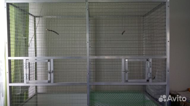 Клетка - вольер для попугаев купить на Зозу.ру - фотография № 2
