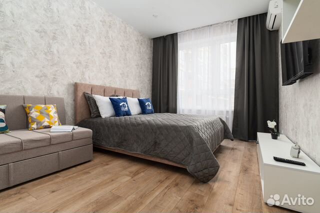 

1-к. квартира, 40 м², 2 кровати