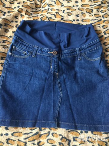 Юбка джинсовая для беременных Юбка джинсовая для беременных