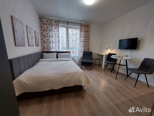 

Квартира-студия, 23 м², 2 кровати