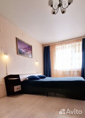 

1-к. квартира, 46 м², 2 кровати