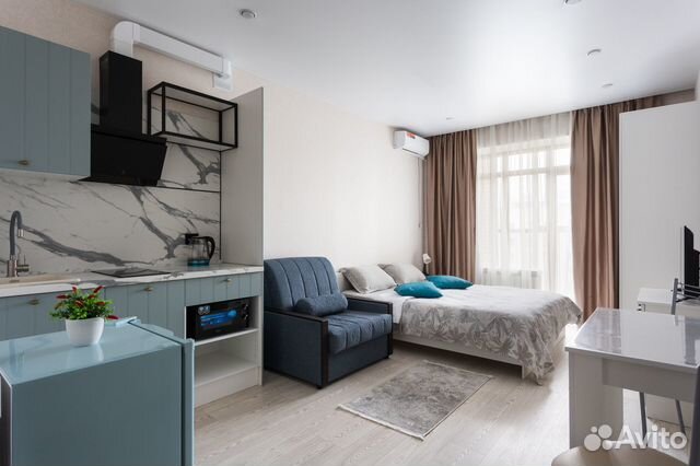 

Квартира-студия, 25 м², 2 кровати